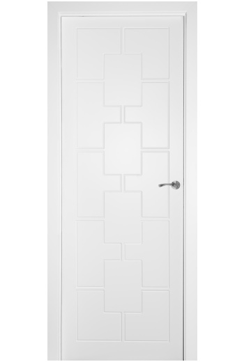 Врата със съвременна визия в бяло