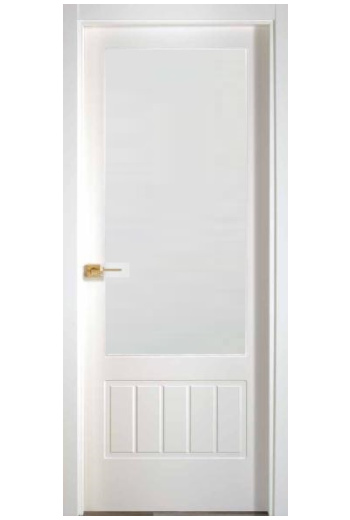 Минималистичен модел врата в бяло