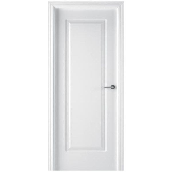 Класически модел врата бяла лак