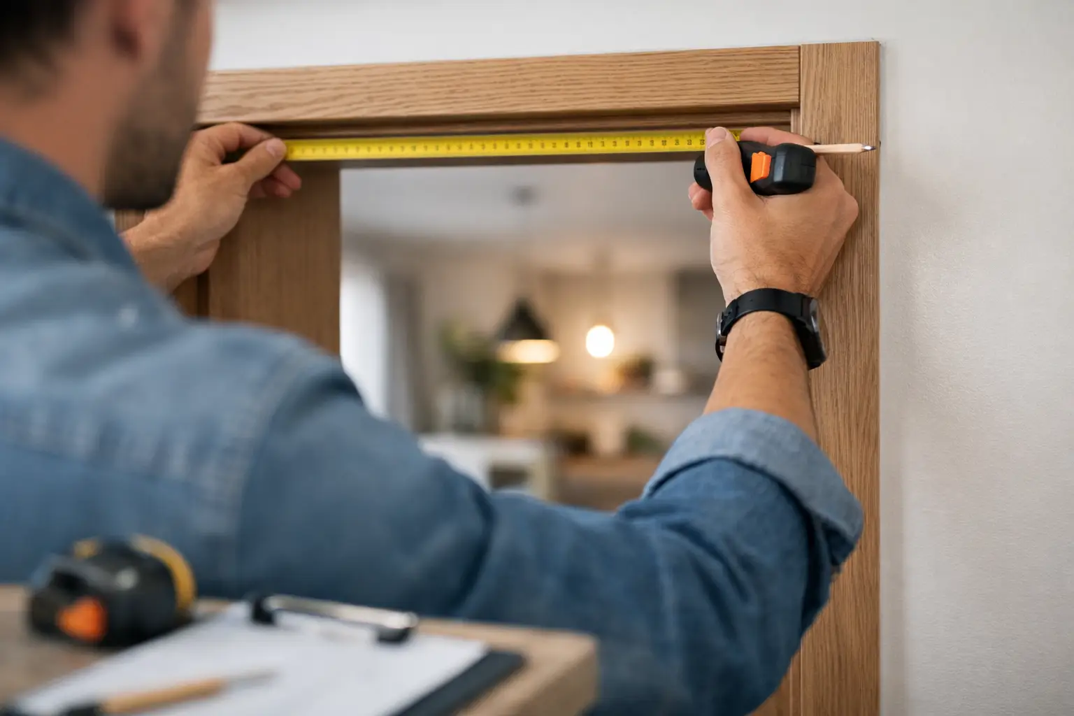 Измерване за врати у дома - как става точно