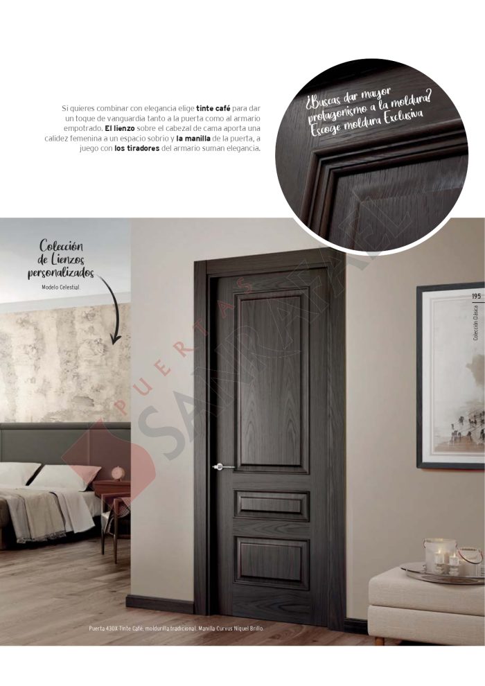 Фурнирова врата с байц 430X