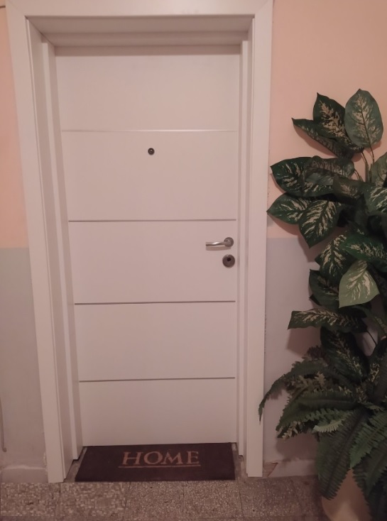 Блиндирана входна врата UVT 5 с Едностранни Алуминиеви лайсни